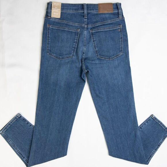 NEW Madewell 10" High-Rise Skinny Jeans in Bradshaw Wash, size 27 - Picture 14 of 16